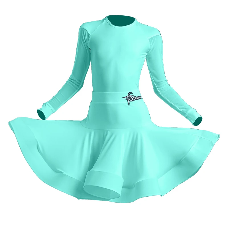 2021 Latin Dance Competition Clothing Children Latin Dance Round Neck Top Skirts Split Suit Chacha Performance Dress 
2021 Latin Dance Competition Clothing Children Latin Dance Round Neck Top Skirts Split Suit Chacha Performance Dress