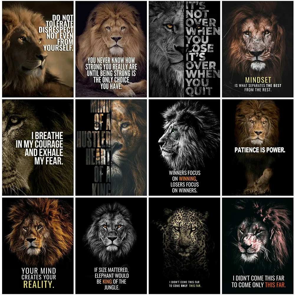 Wall Decor Animals Lion Diamond Painting Motivation Paint Full Drills Jewel Cross Stitch Home Office Decor Crafts for Adults
Wall Decor Animals Lion Diamond Painting Motivation Paint Full Drills Jewel Cross Stitch Home Office Decor Crafts for Adults