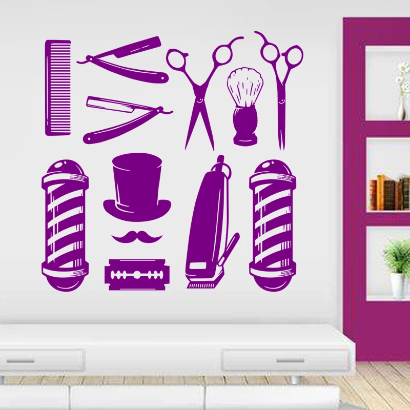 Barbershop Sticker Bread Decal Customized Vinyl Wall Art Decor Windows Decoration Haircut Shavers Glass Barber Shop Decals
Barbershop Sticker Bread Decal Customized Vinyl Wall Art Decor Windows Decoration Haircut Shavers Glass Barber Shop Decals