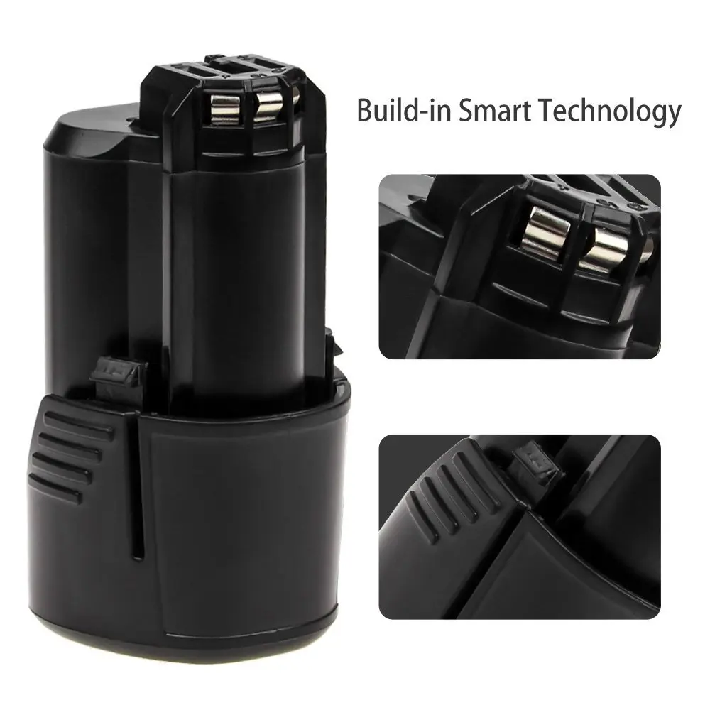 12V 3000mAh Li-ion Rechargeable Battery pack replace for BOSCH cordless Electric screwdriver BAT411 BAT412 BAT412A PS20-2 PS40-2
12V 3000mAh Li-ion Rechargeable Battery pack replace for BOSCH cordless Electric screwdriver BAT411 BAT412 BAT412A PS20-2 PS40-2