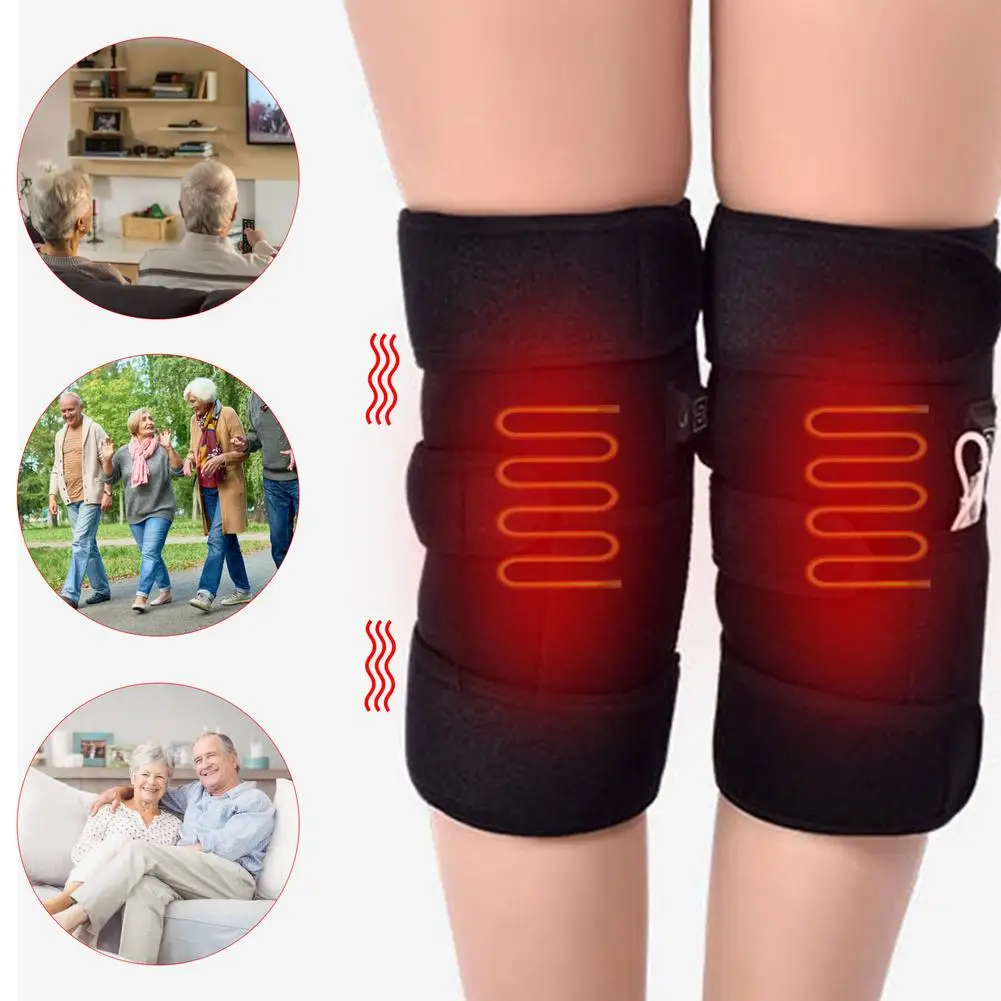 1pc USB Heated Warm Knee Pad Brace Wrap Pain Relief Rechargeable Knee Heating Support Brace Electric Massager Heating Knee Pad
1pc USB Heated Warm Knee Pad Brace Wrap Pain Relief Rechargeable Knee Heating Support Brace Electric Massager Heating Knee Pad
