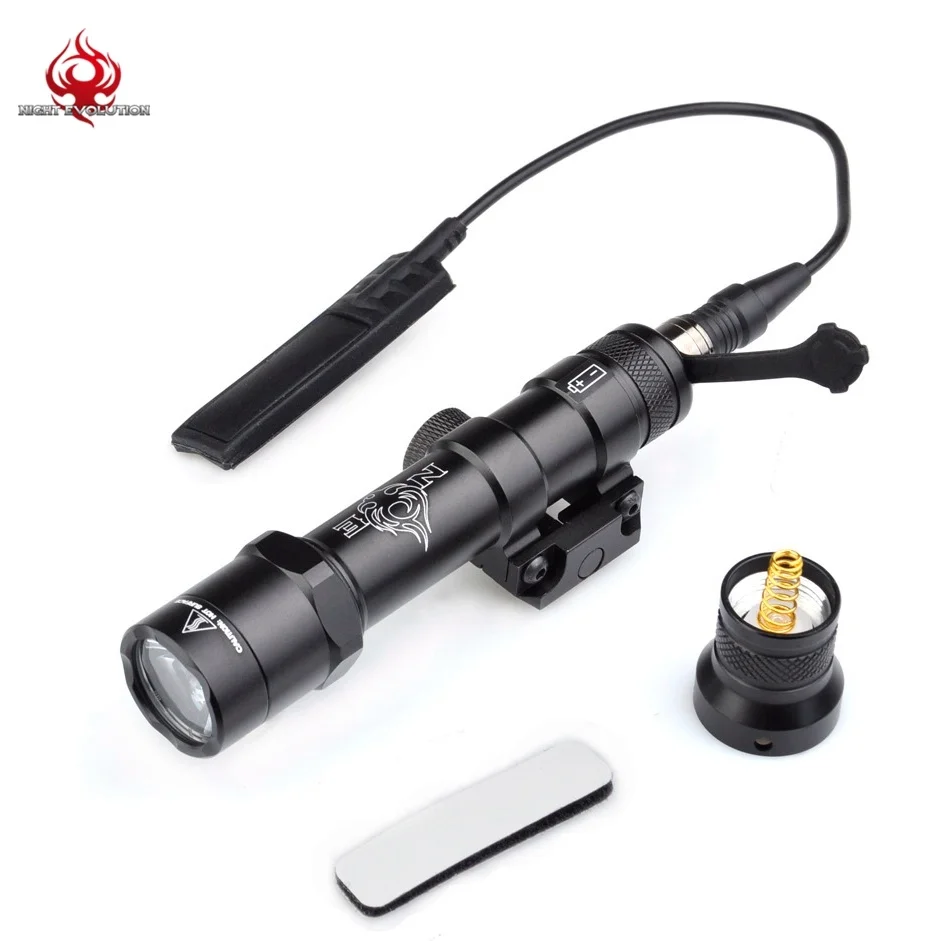 

Night Evolution Airsoft M600B LED Scout Lights Weapon Light Softair Lamp Hunting Linterna Tactical Rifle Gun Flashlight NE04056
