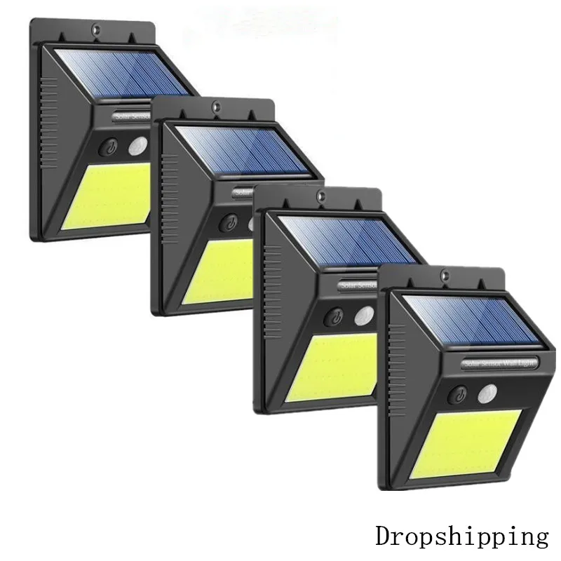 48LED движения PIR Сенсор солнечный светильник Настенные светильники Безопасности