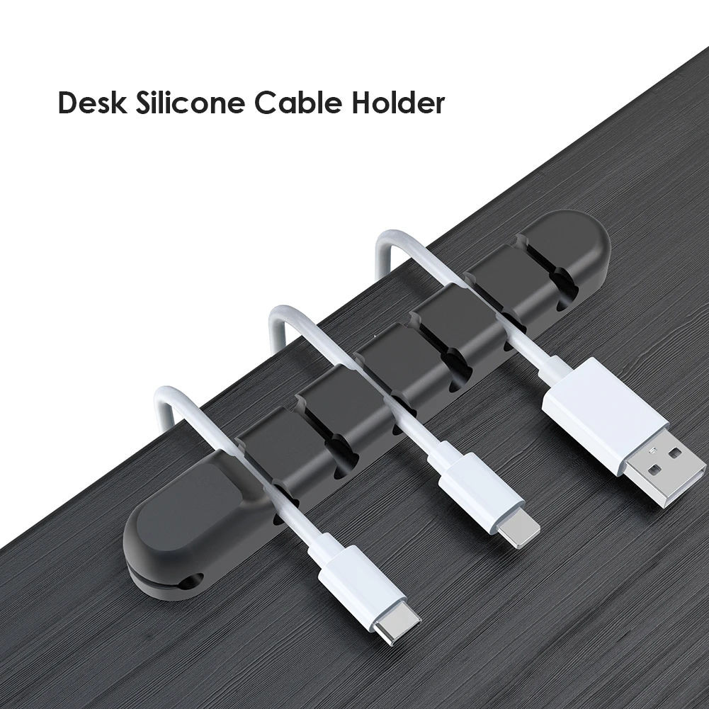 Cable Holder Silicone Cable Organizer Flexible USB Winder Management Clips Holder for Mouse Keyboard Earphone Headset Cord
Cable Holder Silicone Cable Organizer Flexible USB Winder Management Clips Holder for Mouse Keyboard Earphone Headset Cord