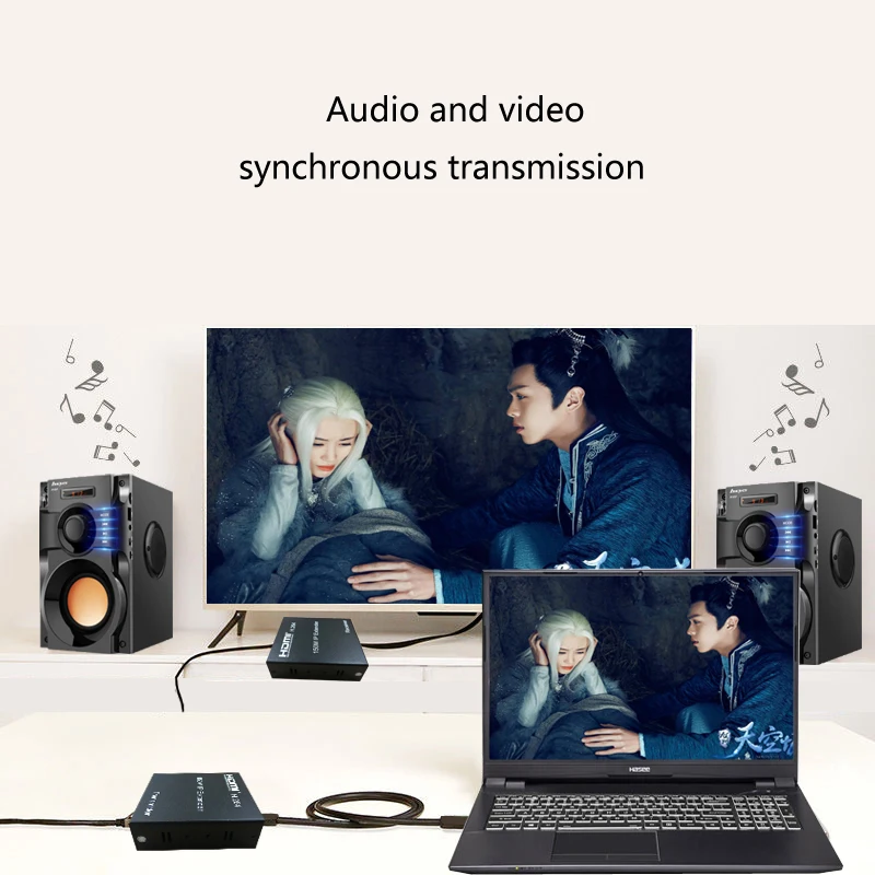 One To One Many 150M HDMI IP Extender Over Cat5e Cat6 Rj45 Ethernet Cable HDMI Transmitter Receiver Network Extension 1tx To 5rx
One To One Many 150M HDMI IP Extender Over Cat5e Cat6 Rj45 Ethernet Cable HDMI Transmitter Receiver Network Extension 1tx To 5rx