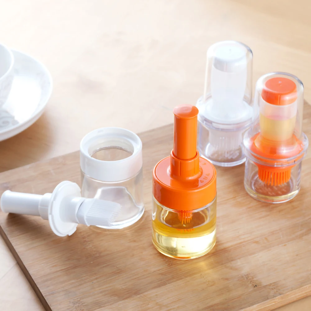 Oil Bottle Brush Silicone Portable Baking Cooking Oil Butter Seasoning Brush Bottle Kitchenware Household Supplies Gadgets
Oil Bottle Brush Silicone Portable Baking Cooking Oil Butter Seasoning Brush Bottle Kitchenware Household Supplies Gadgets