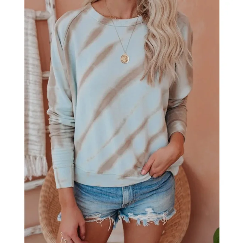 20202021 Autumn And Winter New Women's Sweatshirt Fashion Tie-dye Round Neck Long-sleeved Loose Pullover Female Wn*
20202021 Autumn And Winter New Women's Sweatshirt Fashion Tie-dye Round Neck Long-sleeved Loose Pullover Female Wn*