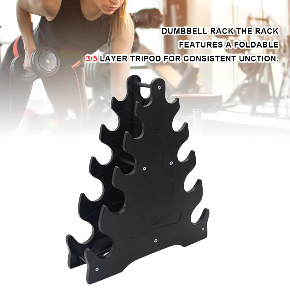 5-Tier Dumbbell Rack Rugged Anti-wear Holds 25kg Triangle Tree Shape Weight Rack Dumbbell Tree Home Sports Equipment
5-Tier Dumbbell Rack Rugged Anti-wear Holds 25kg Triangle Tree Shape Weight Rack Dumbbell Tree Home Sports Equipment