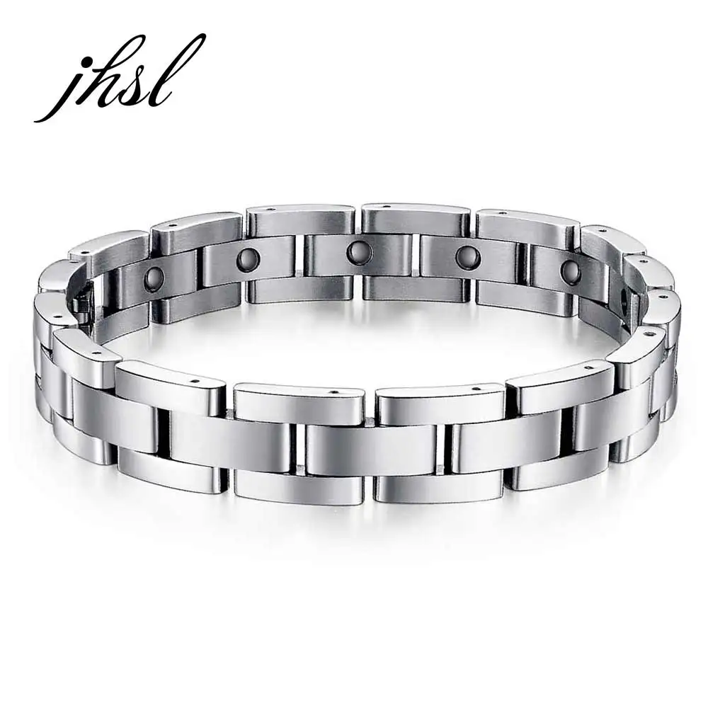 JHSL Male Men Bracelets & Bangles High Quality Stainless Steel Silver Color Party Gift
JHSL Male Men Bracelets & Bangles High Quality Stainless Steel Silver Color Party Gift