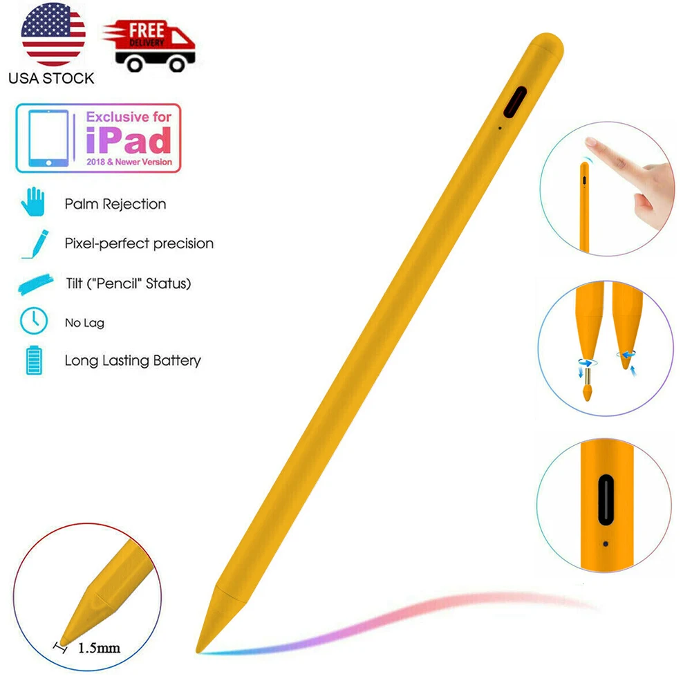 Стилус для планшета iPad, Apple Pencil, ручка для iPad Pro 6 9,7/10,5/11/12, 9 дюймов, Apple Tablet Pen, емкостный стилус
Стилус для планшета iPad, Apple Pencil, ручка для iPad Pro 6 9,7/10,5/11/12, 9 дюймов, Apple Tablet Pen, емкостный стилус