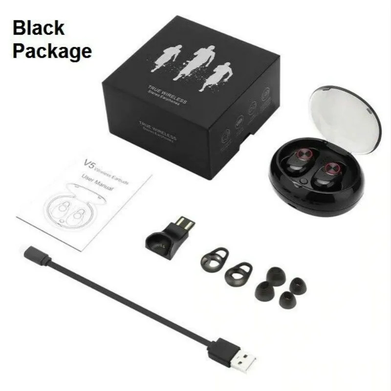 Mini Bluetooth Earphone With V5.0 Stereo Sound Wireless Earphone Built-in Microphone Hands-free Calling Bluetooth TWS Earbuds
Mini Bluetooth Earphone With V5.0 Stereo Sound Wireless Earphone Built-in Microphone Hands-free Calling Bluetooth TWS Earbuds