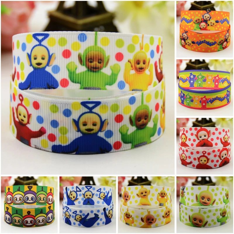 22mm 25mm 38mm 75mm Ruban Teletubbies Cartoon Character printed Grosgrain Ribbon party decoration 10 Yards Mul102
22mm 25mm 38mm 75mm Ruban Teletubbies Cartoon Character printed Grosgrain Ribbon party decoration 10 Yards Mul102