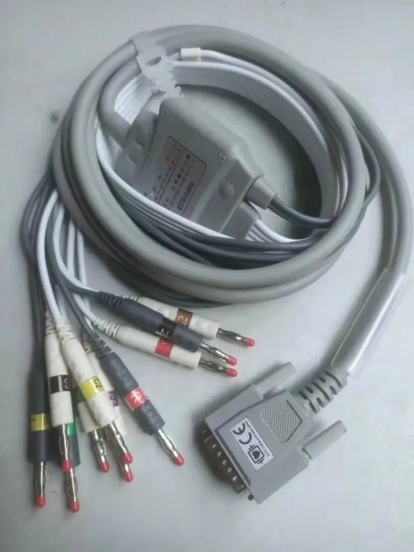 10-проводной ЭКГ-кабель для ухода Vision 303i компактный 3-канальный электрокардиограф (новый, совместимый) -- 
10-проводной ЭКГ-кабель для ухода Vision 303i компактный 3-канальный электрокардиограф (новый, совместимый) --