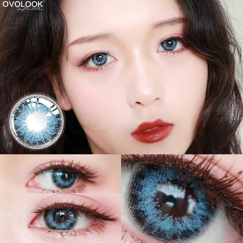 OVOLOOK- 2pcs/pair 4 Tone Colored Lenses for Eyes Colored Eye Contact Lenses 0-800 Degrees Comestic Eye Colorful Contacts
OVOLOOK- 2pcs/pair 4 Tone Colored Lenses for Eyes Colored Eye Contact Lenses 0-800 Degrees Comestic Eye Colorful Contacts