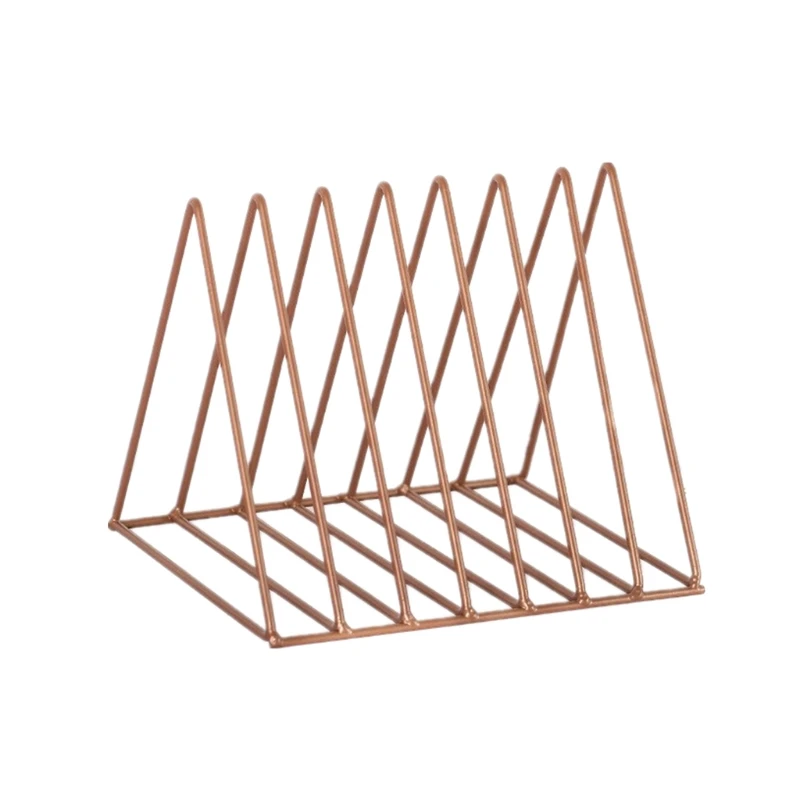 Metal Iron Storage LP Record Rack Triangle Shaped Book Magzine Holder Multifunction Desk Record Home Office Organizer Y4UE
Metal Iron Storage LP Record Rack Triangle Shaped Book Magzine Holder Multifunction Desk Record Home Office Organizer Y4UE