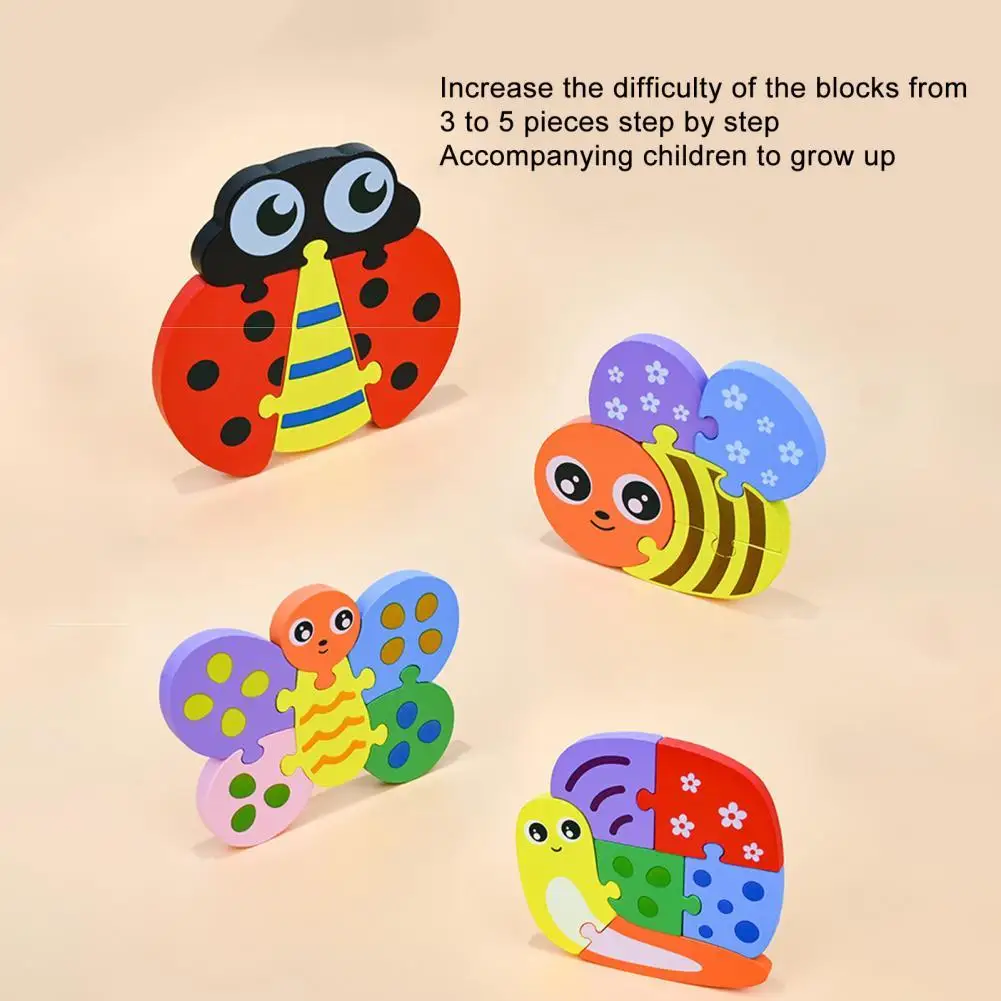 Intellectual Development Thickened Bottom 3D Natural Play Wooden Puzzle for Early Development
Intellectual Development Thickened Bottom 3D Natural Play Wooden Puzzle for Early Development