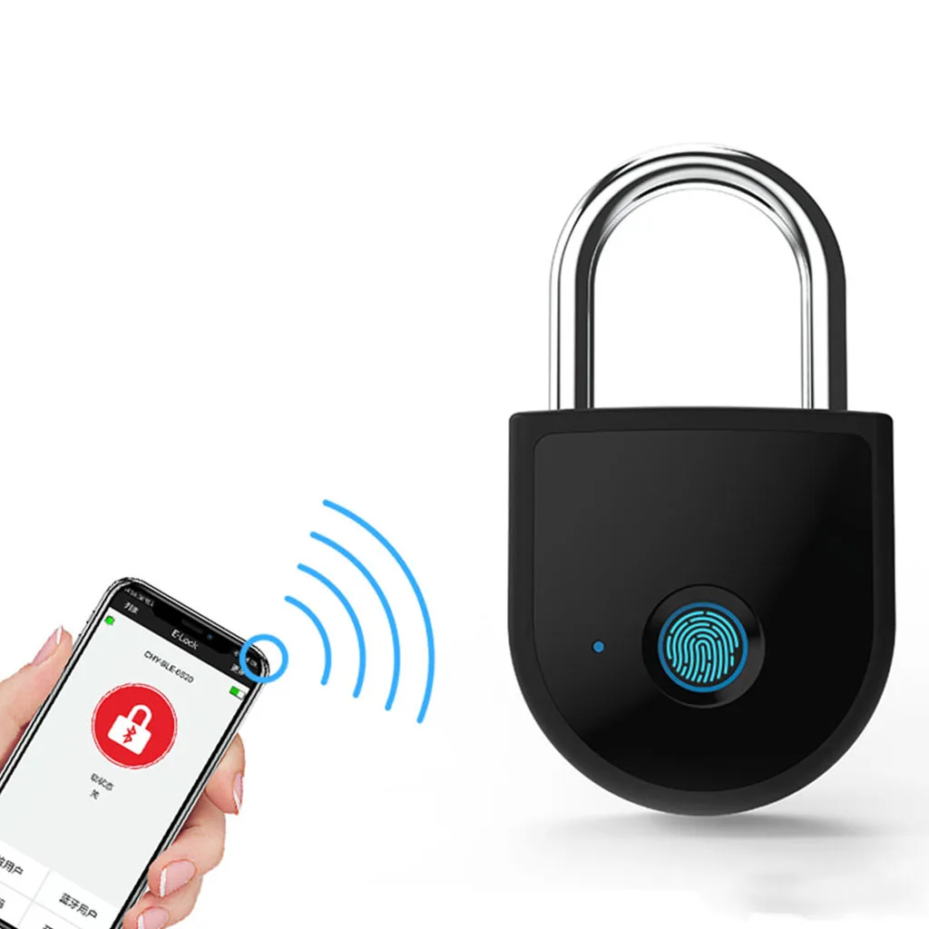 Fingerprint Padlock Smart Bluetooth Biometric Lock Quick Access Keyless Support APP
Fingerprint Padlock Smart Bluetooth Biometric Lock Quick Access Keyless Support APP