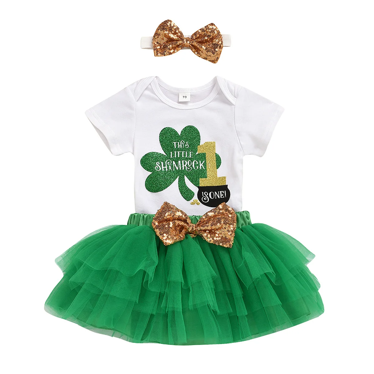 St Patricks Day Toddler Baby Romper Girls Short-Sleeved Top Jumpsuit TUTU Skirt Dress Set Outfits Newborn Infant Clothes
St Patricks Day Toddler Baby Romper Girls Short-Sleeved Top Jumpsuit TUTU Skirt Dress Set Outfits Newborn Infant Clothes