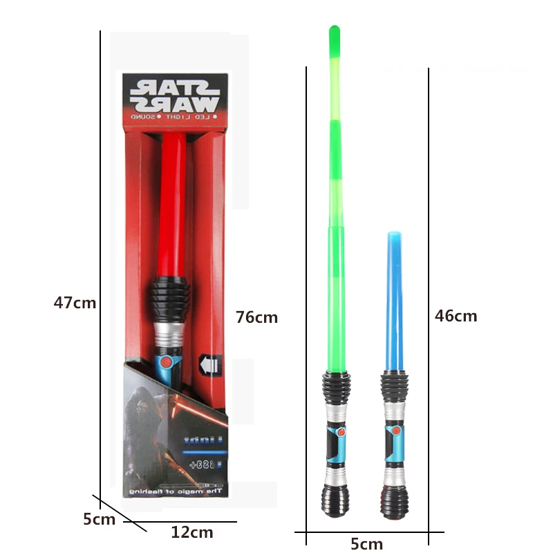 Sound Light Laser Sword Lightsaber Cosplay Children Flashing Toys Boy Girl Gift Luminescent Music Telescopic Laser Sword
Sound Light Laser Sword Lightsaber Cosplay Children Flashing Toys Boy Girl Gift Luminescent Music Telescopic Laser Sword