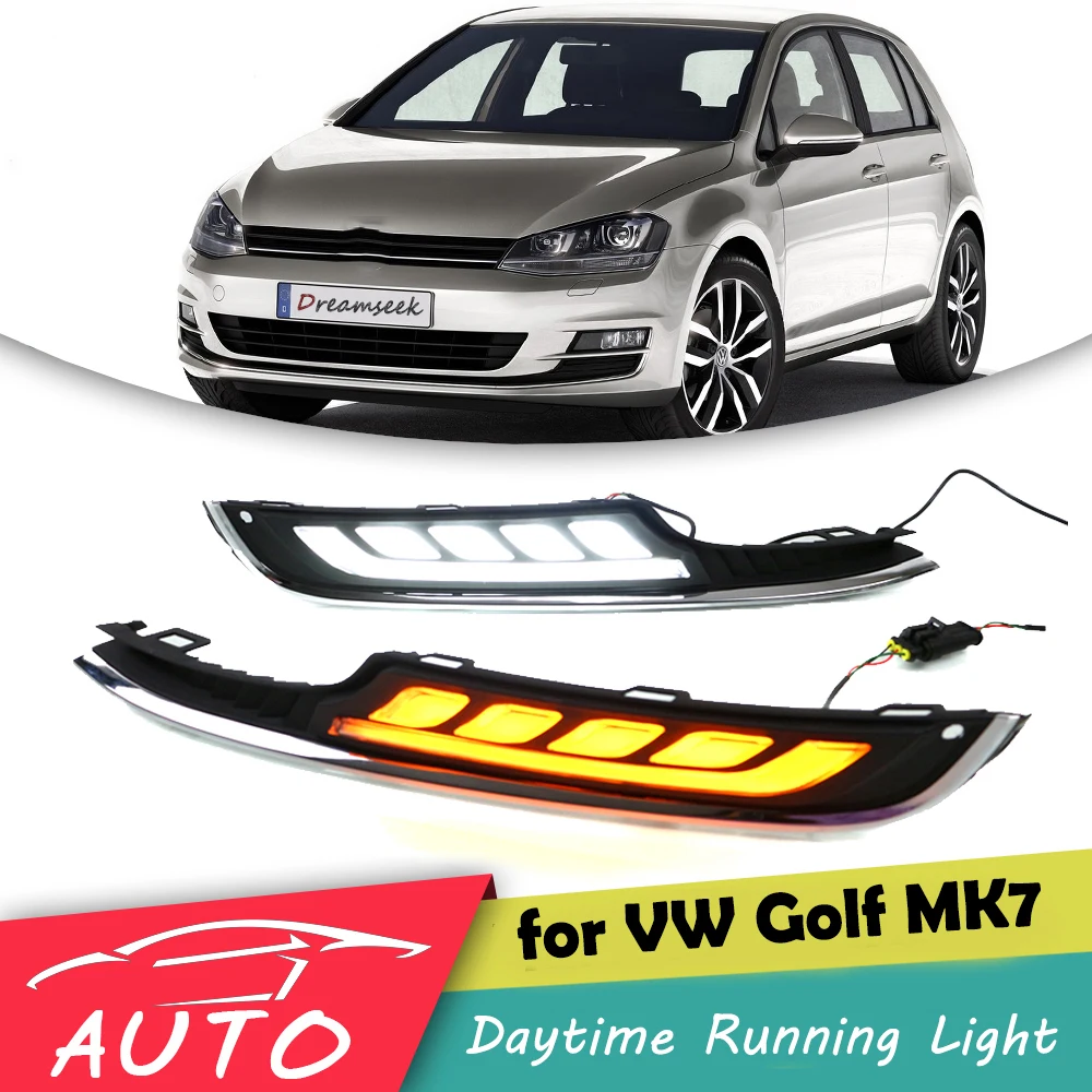 LED DRL для VW Golf MK7 2013 + дневного света туман лампы с сигнала поворота
LED DRL для VW Golf MK7 2013 + дневного света туман лампы с сигнала поворота