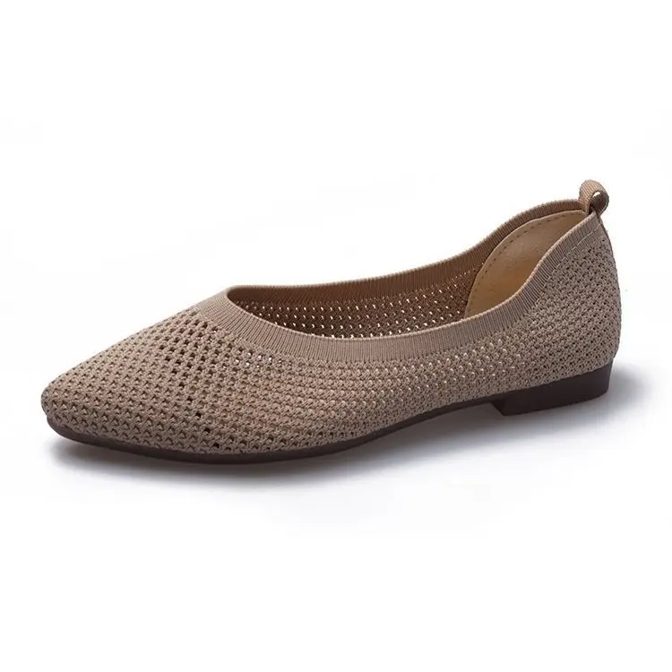 Casual Woman Shoe Knitting Flats Slip-on Soft Tennis Female Autumn Pointed Toe Shallow Mouth Ladies' Footwear Slip On Breathable
Casual Woman Shoe Knitting Flats Slip-on Soft Tennis Female Autumn Pointed Toe Shallow Mouth Ladies' Footwear Slip On Breathable