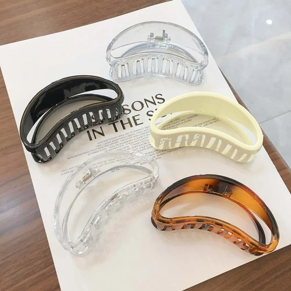 Корейский модный головной убор с когтями для мытья лица, элегантный темпераментный зажим для волос, женские аксессуары для волос 
Корейский модный головной убор с когтями для мытья лица, элегантный темпераментный зажим для волос, женские аксессуары для волос