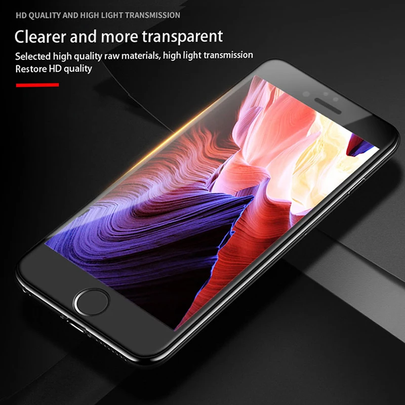 Защитное стекло 9D для Iphone 6 Plus S 6s 7 8 X Xr XS 11 Pro | Мобильные телефоны и аксессуары