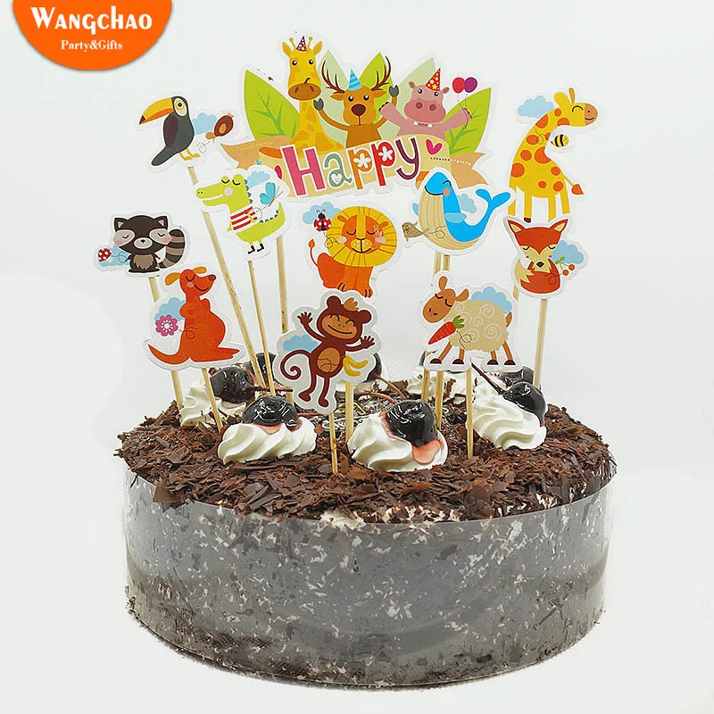11pcs/set Safari Party Theme Cake Topper Cartoon Jungle Animals Theme Cake Decorations Party Supplies
11pcs/set Safari Party Theme Cake Topper Cartoon Jungle Animals Theme Cake Decorations Party Supplies