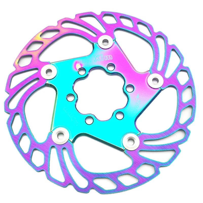 Mi.Xim Rainbow Mountain Bike Floating Disc Brake Rotor Stainless Steel Bike Disc Brake Rotor 140mm
Mi.Xim Rainbow Mountain Bike Floating Disc Brake Rotor Stainless Steel Bike Disc Brake Rotor 140mm