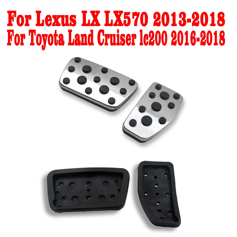 Car Pedal Pads Pedals Cover For Lexus LX LX570 2013-2018 For Toyota Land Cruiser lc200 2016 2017 2018 Parts Car Accessories
Car Pedal Pads Pedals Cover For Lexus LX LX570 2013-2018 For Toyota Land Cruiser lc200 2016 2017 2018 Parts Car Accessories