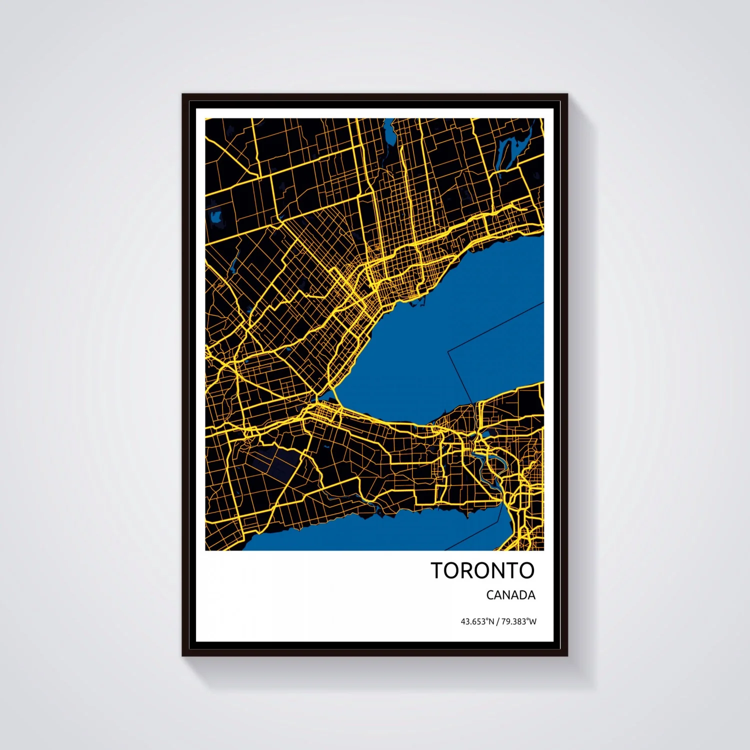 Постер Торонто в Канаде 
Постер Торонто в Канаде