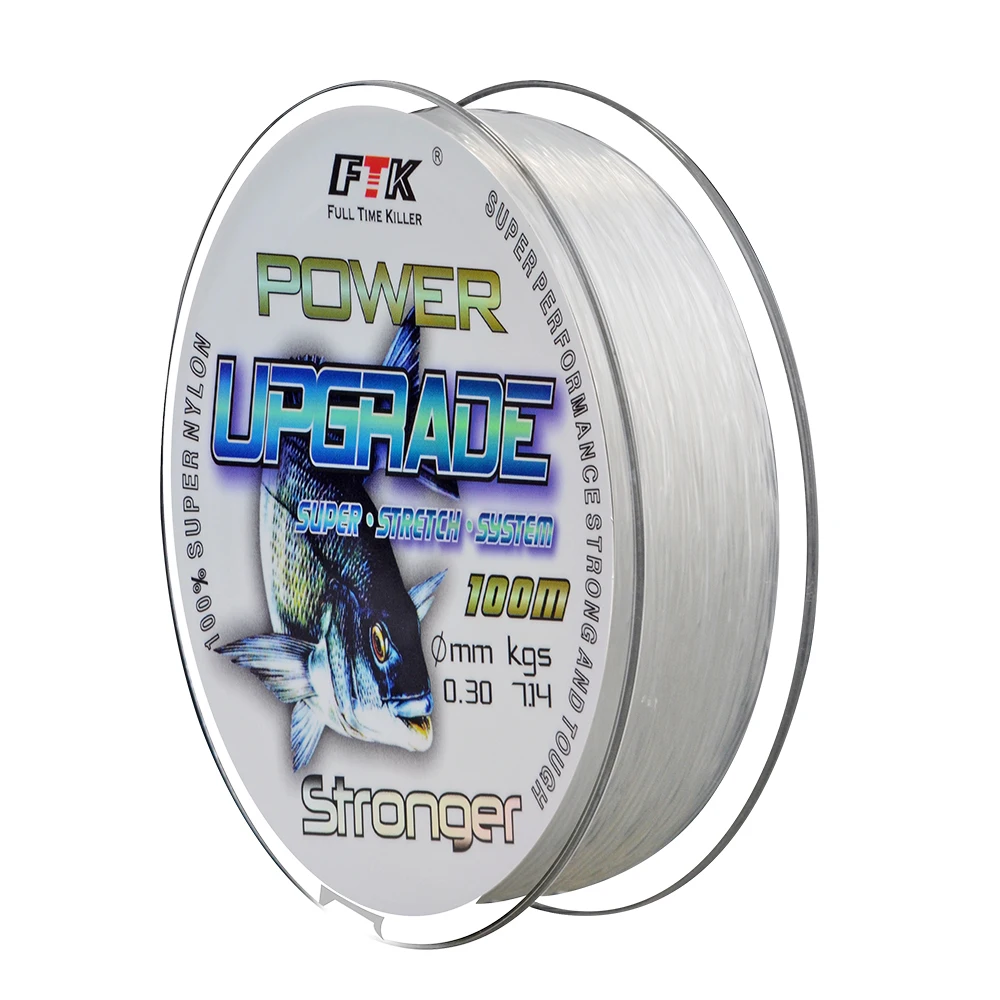 100M 100% Super Nylon Line Super Fishing Line Strong and Tough 4.13-34.32LB Bass Carp Fishing Accessories 0.14-0.5mm 1.88-15.6KG
100M 100% Super Nylon Line Super Fishing Line Strong and Tough 4.13-34.32LB Bass Carp Fishing Accessories 0.14-0.5mm 1.88-15.6KG