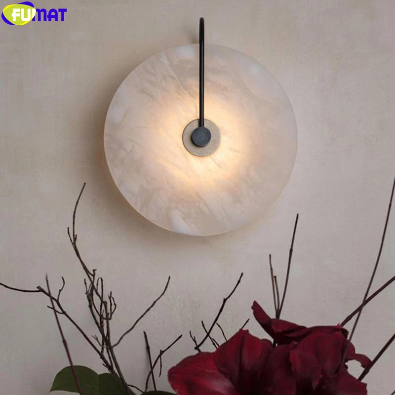 FUMAT Round Strip Natural Marble Wall Lamps Background Decoration Bedside Corridor Modern Nordic Luxurious Style Loft LED Lights
FUMAT Round Strip Natural Marble Wall Lamps Background Decoration Bedside Corridor Modern Nordic Luxurious Style Loft LED Lights