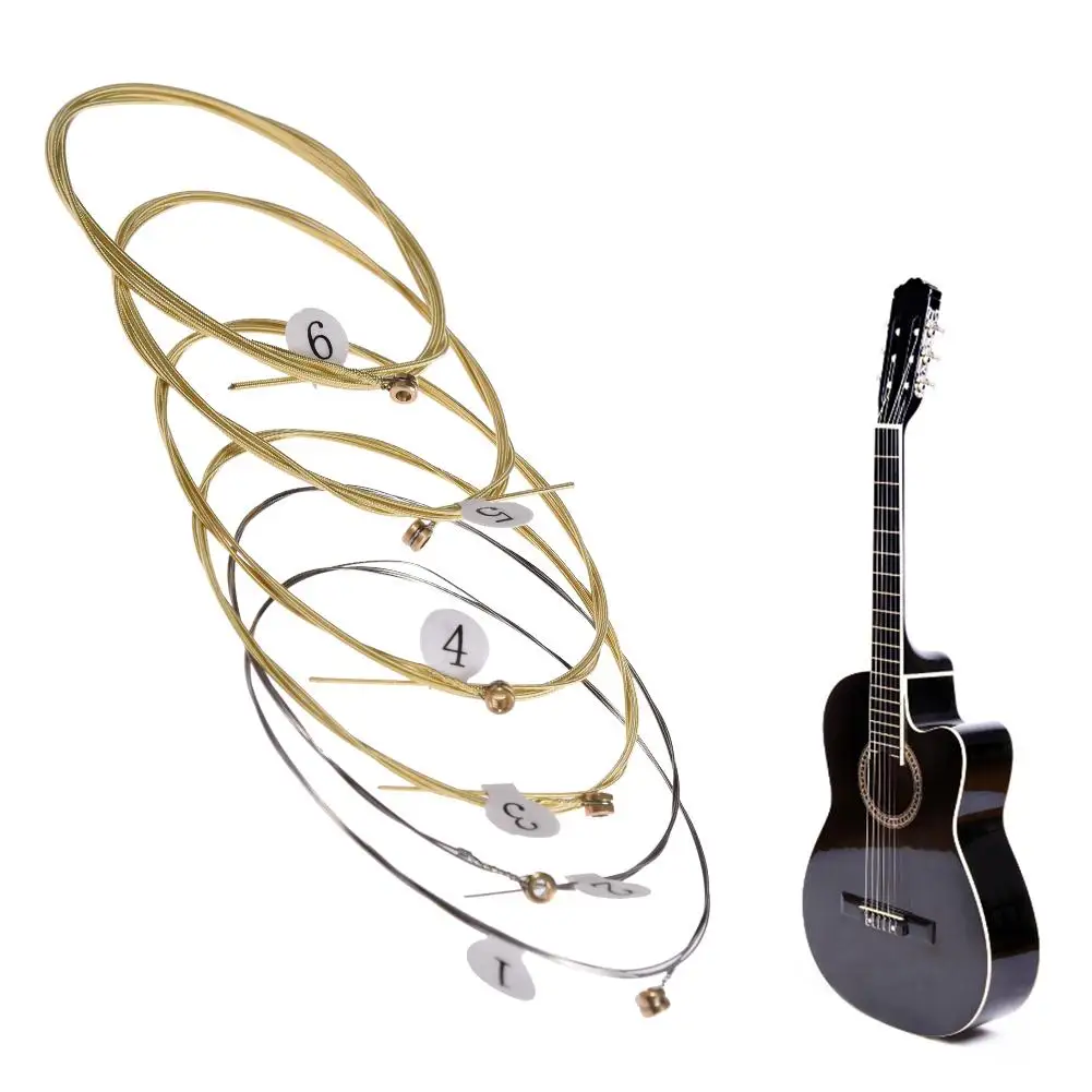6pcs/set Universal Acoustic Guitar String Brass Hexagonal Steel Core Strings For Musical Instruments Guitars Strings Guitar Part
6pcs/set Universal Acoustic Guitar String Brass Hexagonal Steel Core Strings For Musical Instruments Guitars Strings Guitar Part