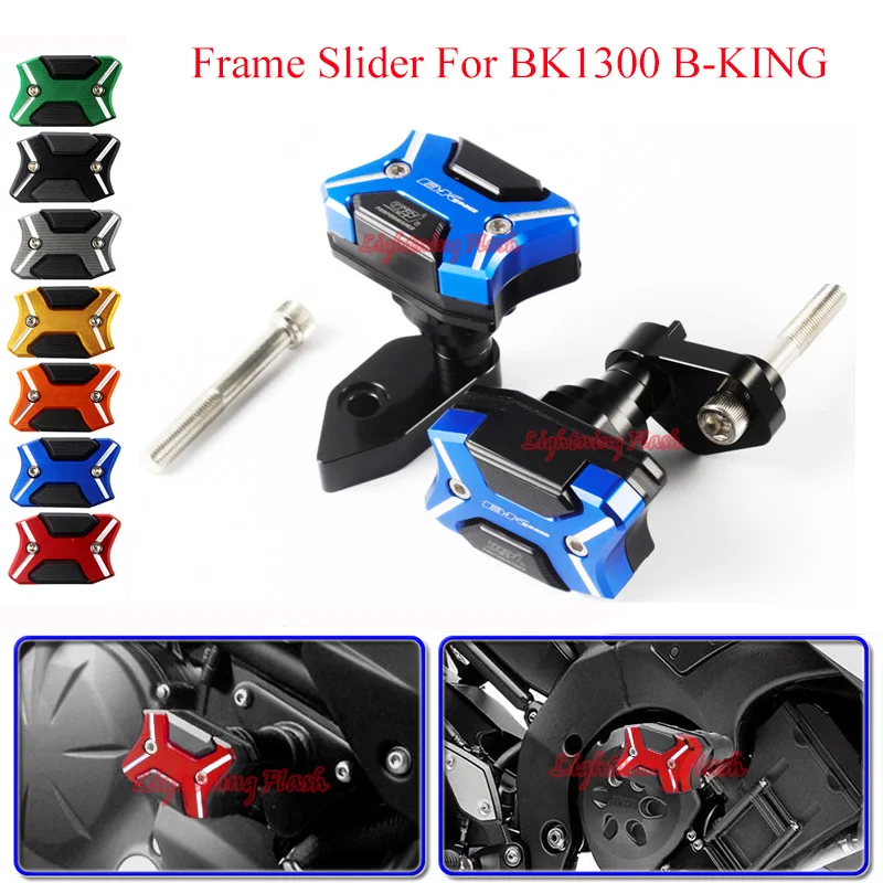 For Suzuki BK1300 B-KING Motorcycle Falling Protection Frame Sliders Guard CNC Aluminum Anti Crash Pad Protector Modified Bumper
For Suzuki BK1300 B-KING Motorcycle Falling Protection Frame Sliders Guard CNC Aluminum Anti Crash Pad Protector Modified Bumper