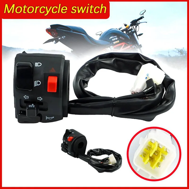 Universal Waterproof Motorcycle Switch For Handlebar Horn Turn Signal Light Control Universal Switch For 7/8" Diameter Handlebar
Universal Waterproof Motorcycle Switch For Handlebar Horn Turn Signal Light Control Universal Switch For 7/8" Diameter Handlebar
