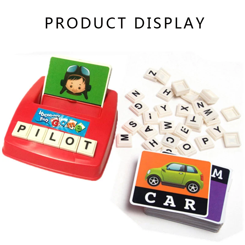 1Set Toys for Children Alphabet Letters Figure Spelling Cards English Word Puzzle Match Game Literacy Fun Early Learning Toys
1Set Toys for Children Alphabet Letters Figure Spelling Cards English Word Puzzle Match Game Literacy Fun Early Learning Toys