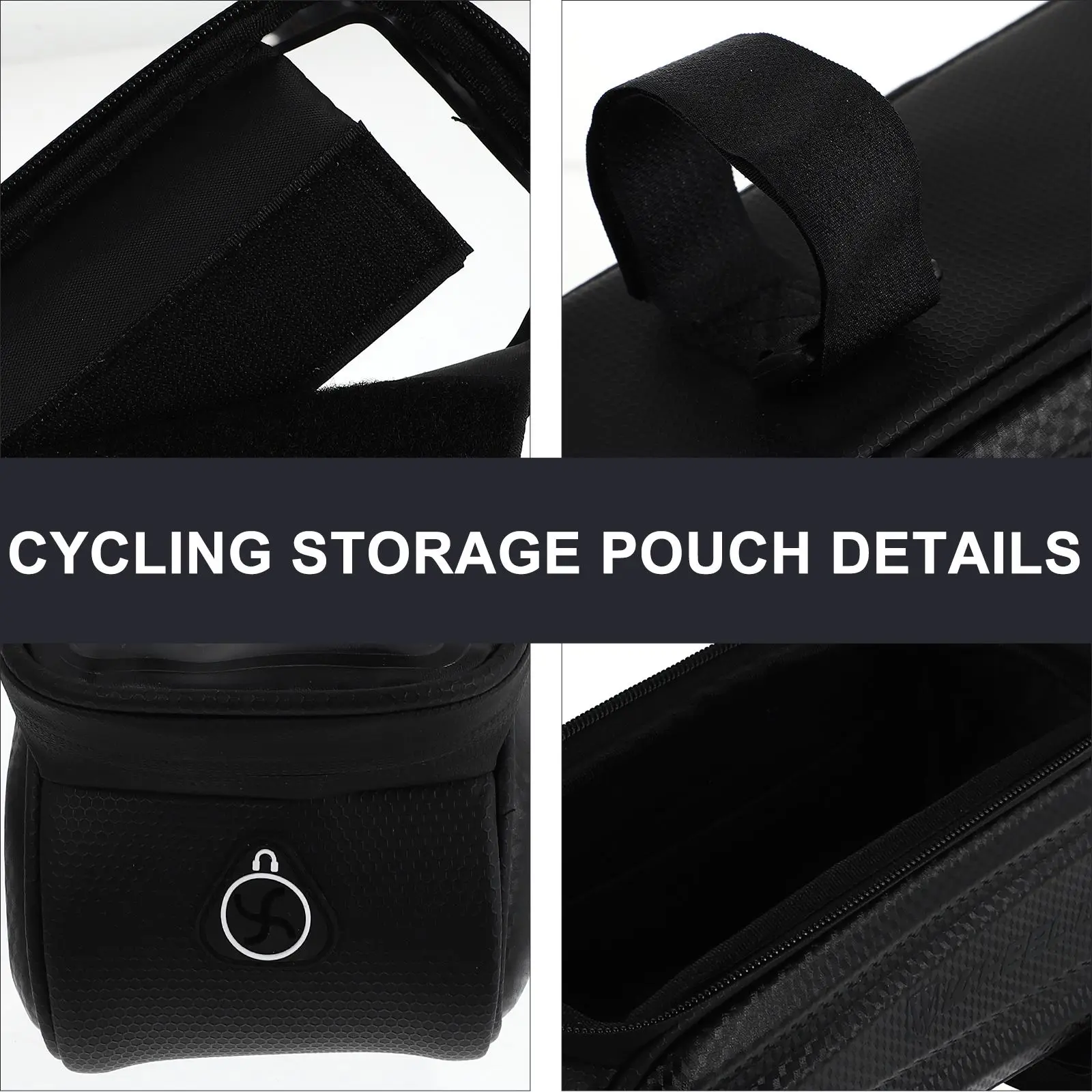 1pc Mountain Bike Bag Front Beam Storage Bag Bicycles Front Phone Container 
1pc Mountain Bike Bag Front Beam Storage Bag Bicycles Front Phone Container