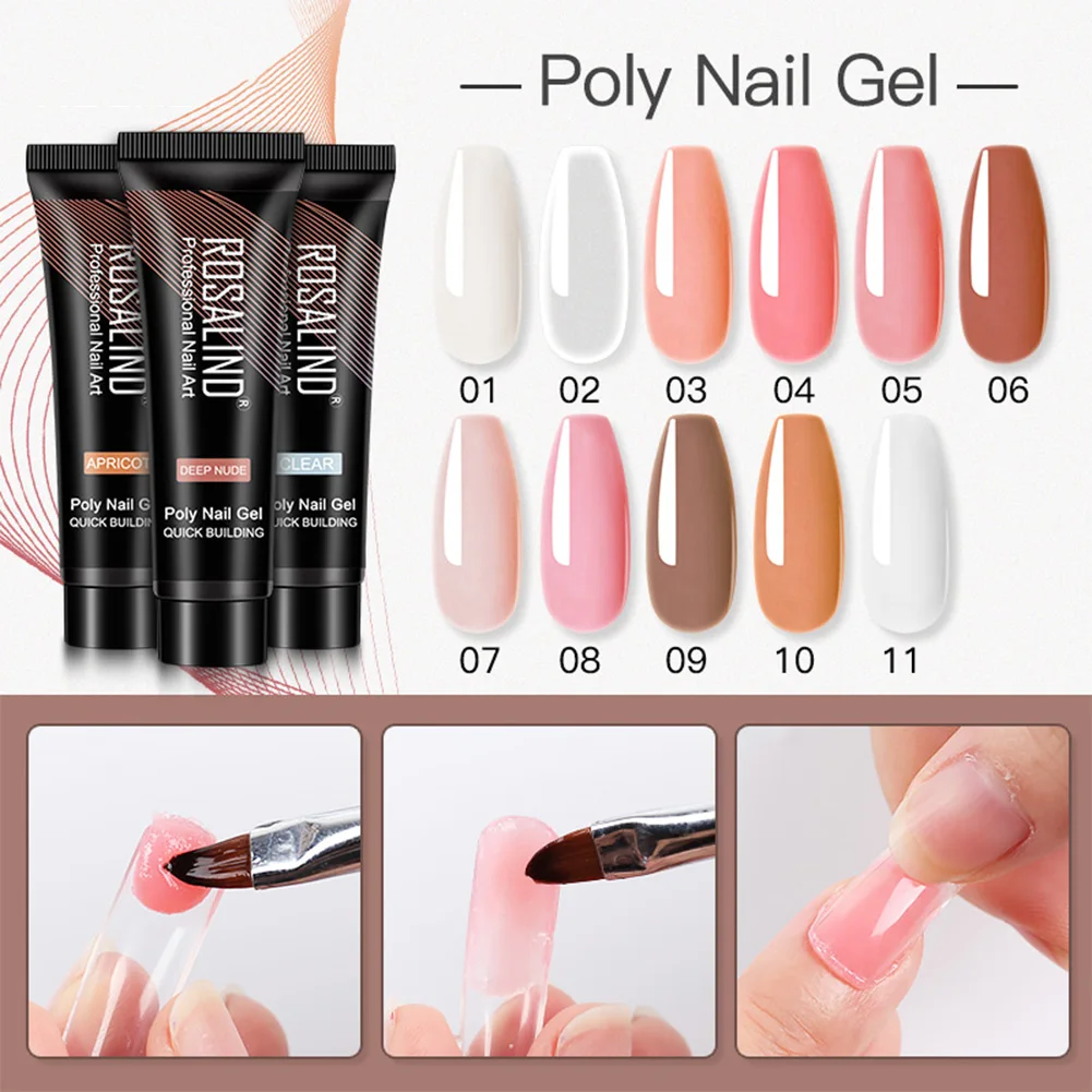 Poly Nail Gel For Nails Extension Finger nail art Manicure Acryl gel Varnish hybrid 30ML Poly UV Gel Polish Extension
Poly Nail Gel For Nails Extension Finger nail art Manicure Acryl gel Varnish hybrid 30ML Poly UV Gel Polish Extension