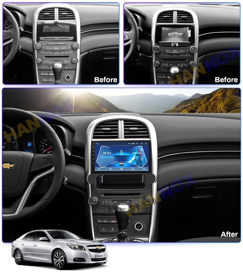 HANNOX Smart Android11 Head Unit Car Radio Stereo GPS touch screen Multimedia Player For Malibu 2012 2013 2014 2015 support RDS
HANNOX Smart Android11 Head Unit Car Radio Stereo GPS touch screen Multimedia Player For Malibu 2012 2013 2014 2015 support RDS
