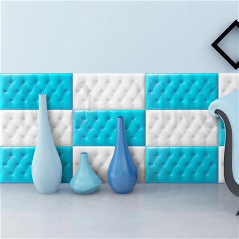 Children's Bedroom Living Room Soft Foam Cushion Anti-collision Wall Mat 3d Wall Sticker Wallpaper Mat Self-adhesive Tatami
Children's Bedroom Living Room Soft Foam Cushion Anti-collision Wall Mat 3d Wall Sticker Wallpaper Mat Self-adhesive Tatami