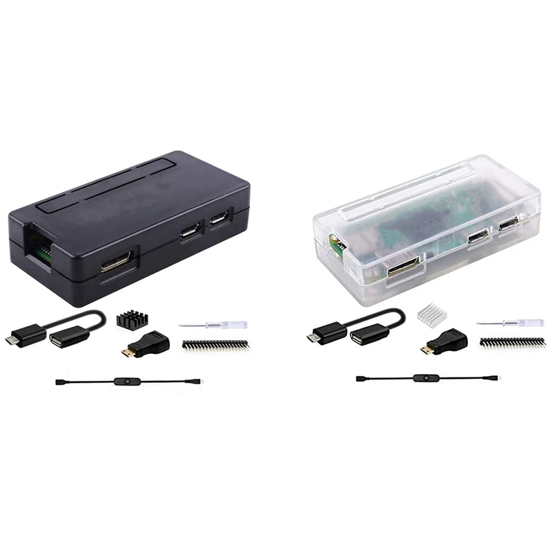 For Raspberry Pi Zero/Zero W Case, 7 In 1 Basic Starter Kit With Heatsink, 20Pin GPIO Header, OTG Cable, Adapter
For Raspberry Pi Zero/Zero W Case, 7 In 1 Basic Starter Kit With Heatsink, 20Pin GPIO Header, OTG Cable, Adapter