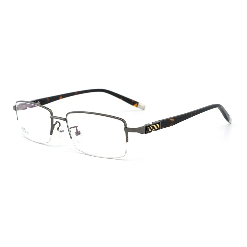 Business Eyeglass Frames for Men Half Rim Glasses Frame Optical Frame YS-56180