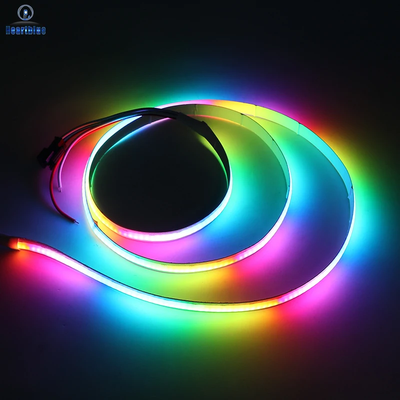 Dream Color Magic Digital Addressable LED Strip High Density No Spot Flexible COB/FOB LED Strip Same as WS2812B SK6812 332leds/m
Dream Color Magic Digital Addressable LED Strip High Density No Spot Flexible COB/FOB LED Strip Same as WS2812B SK6812 332leds/m