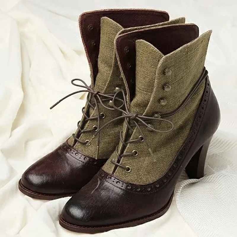 New Arrival Women Boots Pu Leather Lace-Up Retro Casual Gladiator High Heel Shoes Ladies Fashion Botas Mujer Invierno TW503
New Arrival Women Boots Pu Leather Lace-Up Retro Casual Gladiator High Heel Shoes Ladies Fashion Botas Mujer Invierno TW503
