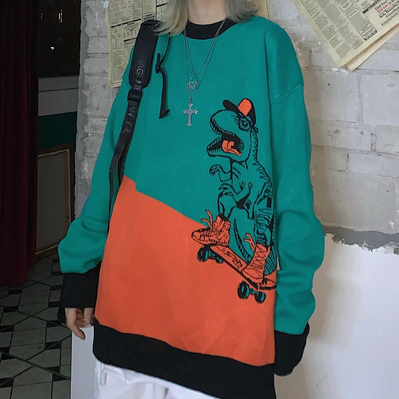 2021 New Autumn and Winter ins Trend Street Casual Men and Women Knitted Sweater Tops Loose Cartoon Jacquard Color Matching
2021 New Autumn and Winter ins Trend Street Casual Men and Women Knitted Sweater Tops Loose Cartoon Jacquard Color Matching