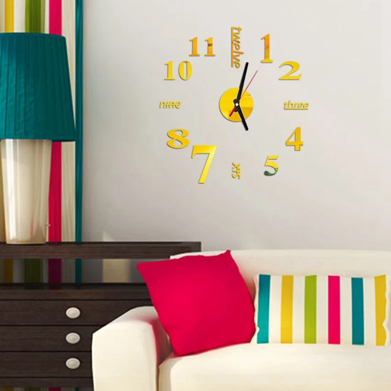 2021 Creative 3D DIY Acrylic Mirror Effect Home Decoration Wall Stickers Brief Style Still Life Living Room Acrylic Wall Clock
2021 Creative 3D DIY Acrylic Mirror Effect Home Decoration Wall Stickers Brief Style Still Life Living Room Acrylic Wall Clock
