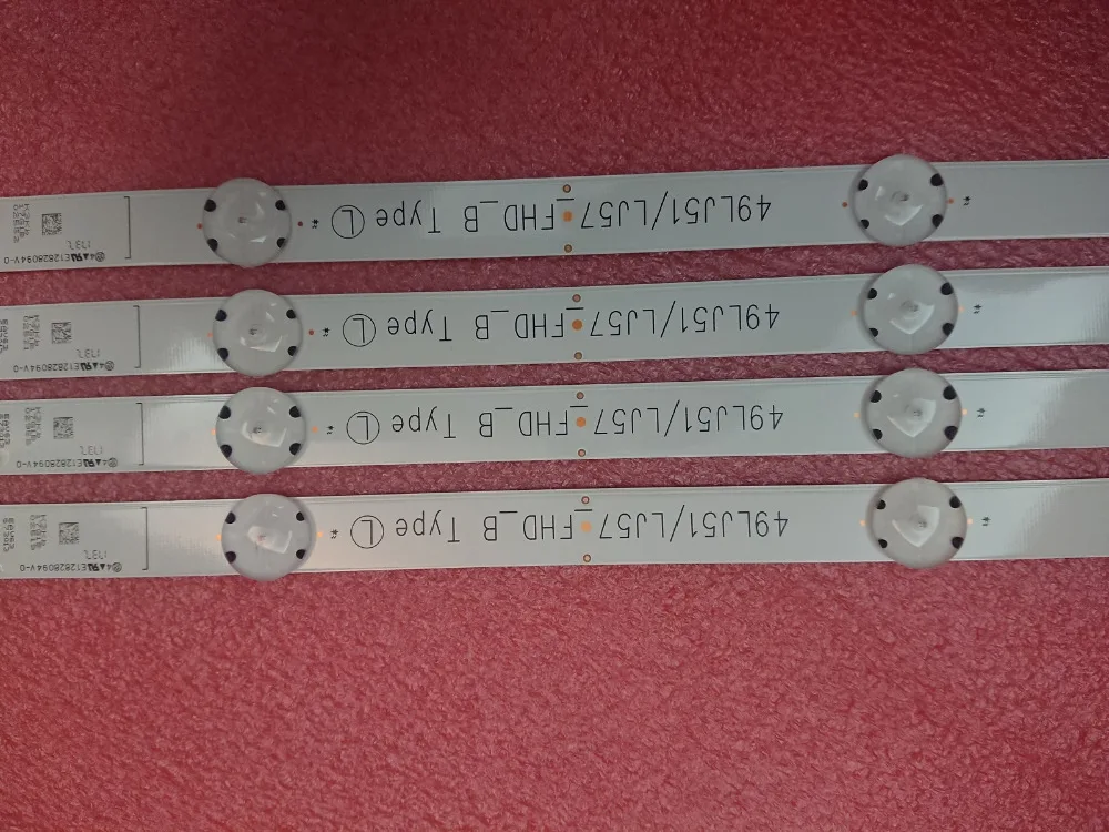 New 8pcs/set LED strip for LG 49LH590V HC490DUN 49LH5700 49LJ51/LJ57_FHD_A B Type LG innotek 17Y 49_FHD A B EAU63673013
New 8pcs/set LED strip for LG 49LH590V HC490DUN 49LH5700 49LJ51/LJ57_FHD_A B Type LG innotek 17Y 49_FHD A B EAU63673013