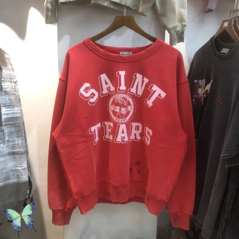 Immaculate Heart High Quality Distressed Fleece Pullovers SAINT Tears Sweatshirts
Immaculate Heart High Quality Distressed Fleece Pullovers SAINT Tears Sweatshirts