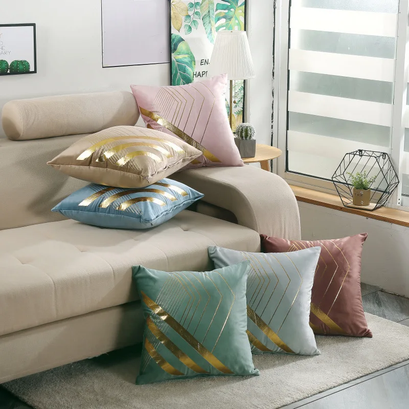Nordic Dutch Velvet Color Bronzed Geometric Pillow Set of Seats Between The Sofa Cushion Bedroom
Nordic Dutch Velvet Color Bronzed Geometric Pillow Set of Seats Between The Sofa Cushion Bedroom